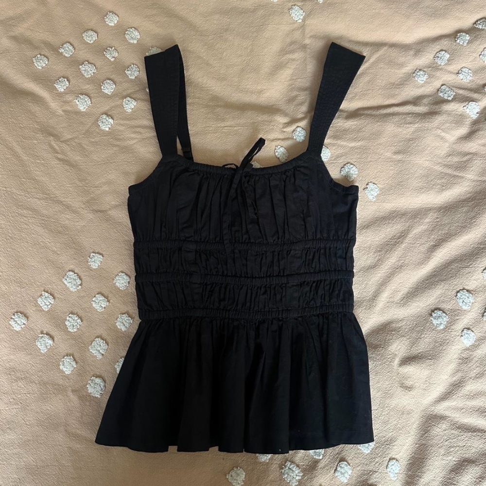 Aritzia Sunday Best Black Martine Top XS